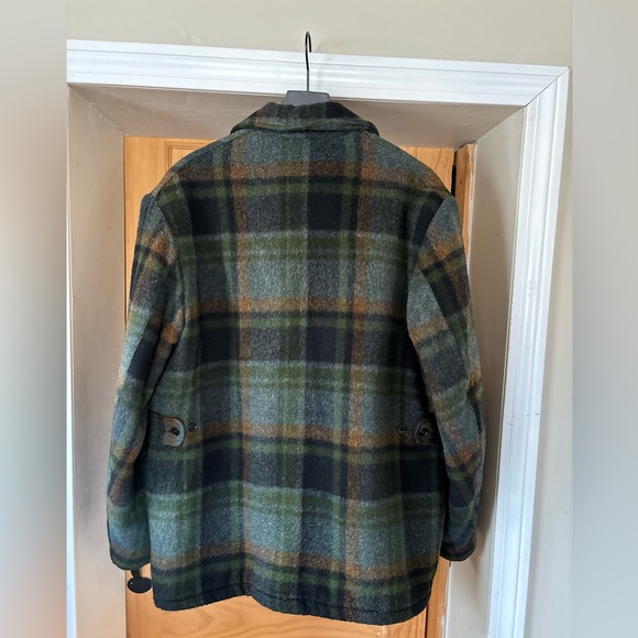 VTG H.W.Carter & Sons Men’s Heavy Wool Plaid Hunting/Chore Jacket,1960’s-70’s, L - Picture 4 of 16